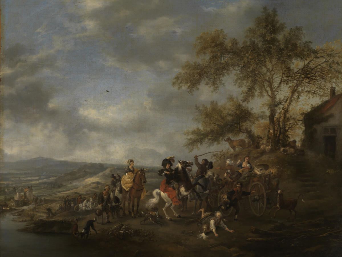 323 Wouwerman vorRestaurierung.4zu3