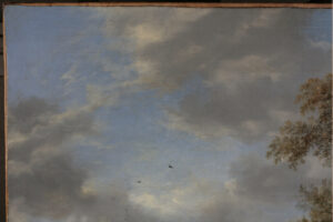 Portfolio 5 Wouwerman Detail Himmel: nach der Restaurierung