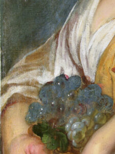 Portfolio 10 Jordaens Gemälde, Detail nach Restaurierung